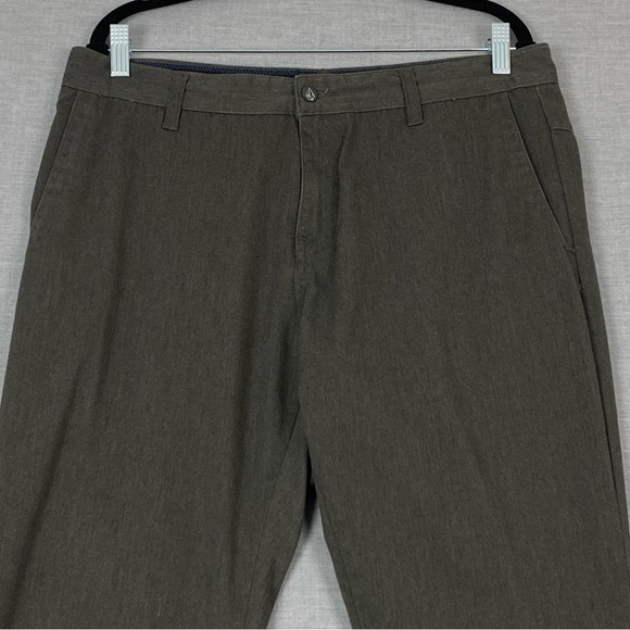 Volcom Vmonty Pants Dark Gray Mens 34 - Picture 2 of 12